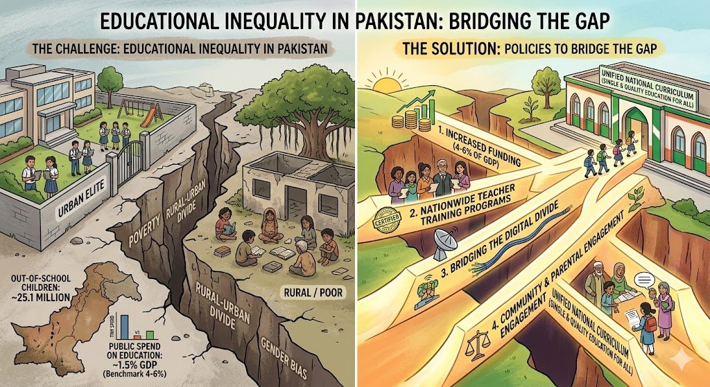 Educational Inequality in Pakistan Policies to Bridge the Gap